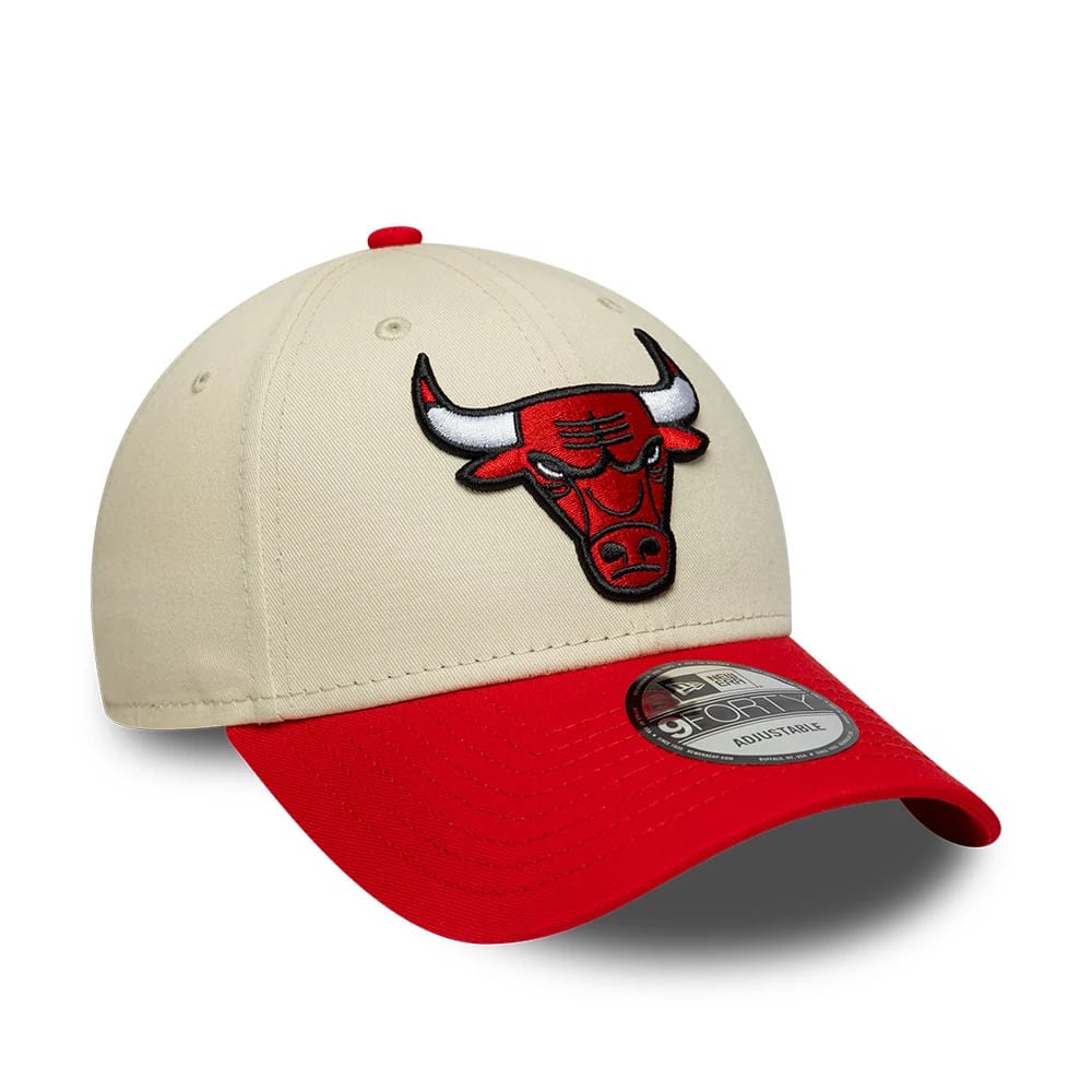 New Era Hellbeige NBA Colourblock Chicago Bulls 9FORTY Cap