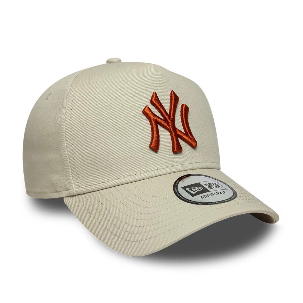 New Era Hellbeige MLB League Essential New York Yankees 9FORTY E-Frame Cap