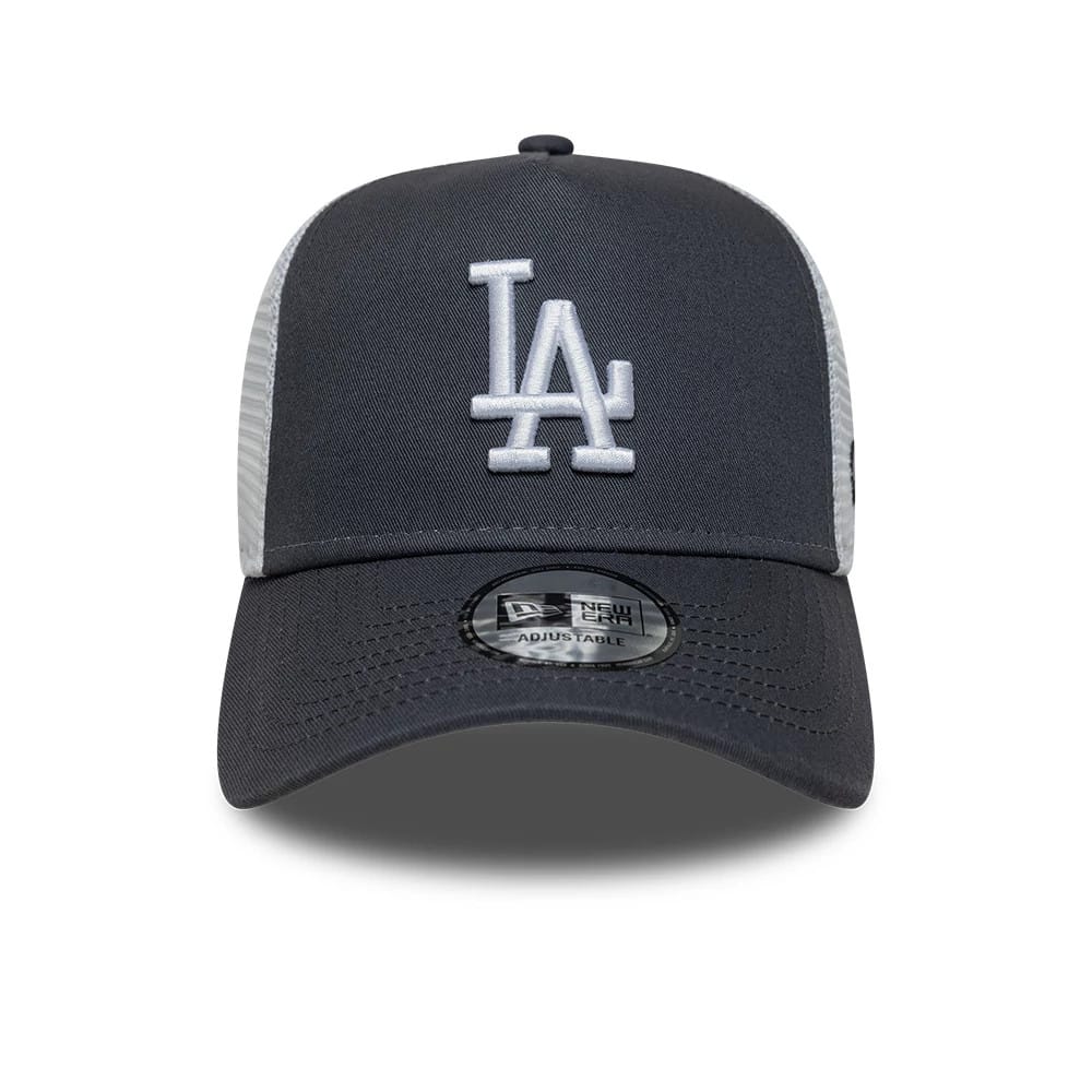 New Era Graue MLB League Essential LA Dodgers 9FORTY A-Frame Trucker Cap