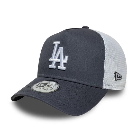 New Era Graue MLB League Essential LA Dodgers 9FORTY A-Frame Trucker Cap