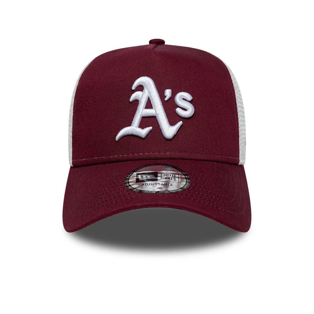 New Era MLB League Essential Athletics 9FORTY A-Frame Trucker Cap
