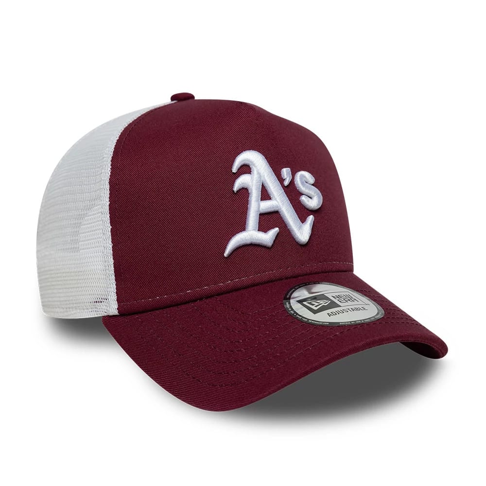 New Era MLB League Essential Athletics 9FORTY A-Frame Trucker Cap