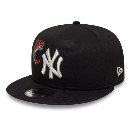 New Era Schwarze MLB Outdoor Icon New York Yankees 9FIFTY Snapback Cap