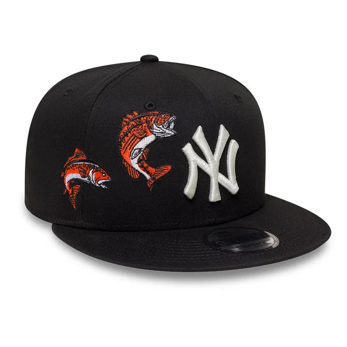 New Era Schwarze MLB Outdoor Icon New York Yankees 9FIFTY Snapback Cap