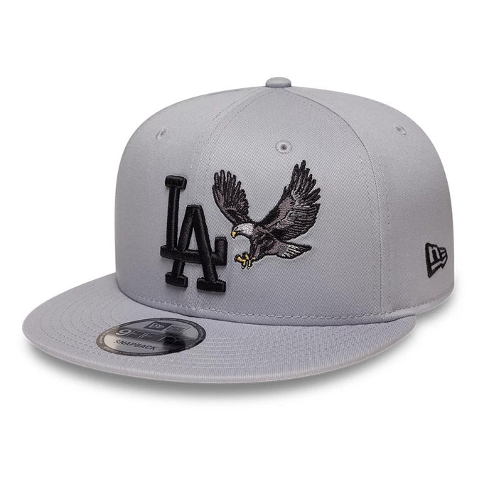 New Era MLB Outdoor Icon LA Dodgers 9FIFTY Snapback Cap Grey