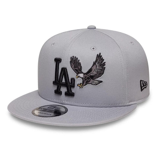 New Era MLB Outdoor Icon LA Dodgers 9FIFTY Snapback Cap Grey