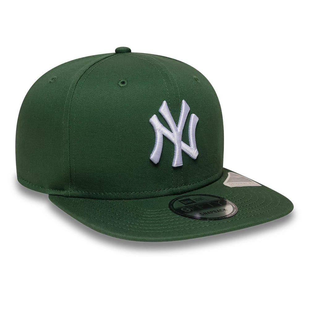 New Era Dunkelgrüne MLB League Essential New York Yankees 9FIFTY Snapback Cap