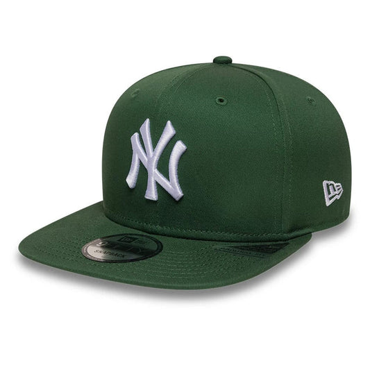 New Era Dunkelgrüne MLB League Essential New York Yankees 9FIFTY Snapback Cap