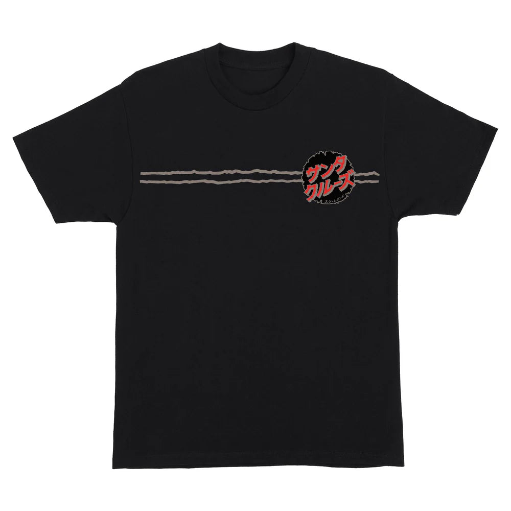 Godzilla Destroyer Stripes Santa Cruz T-Shirt Limited