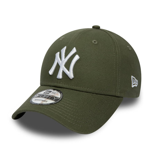 New Era Green New York Yankees Essential 9FORTY Verstellbare Cap 80636010