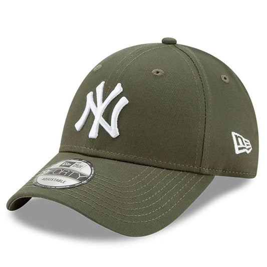 New Era New York Yankees Essential 9FORTY Verstellbare Cap Olive Green