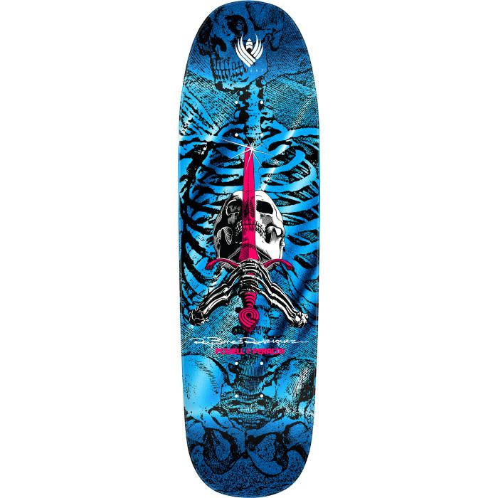 Powell Peralta PRO FLIGHT 192 RDGUEZ SKULL & SWORD 9.265 x 32 Blue Foil