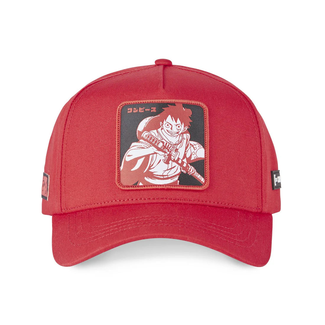 CAPSLAB  One Piece Ruffy Trucker Red