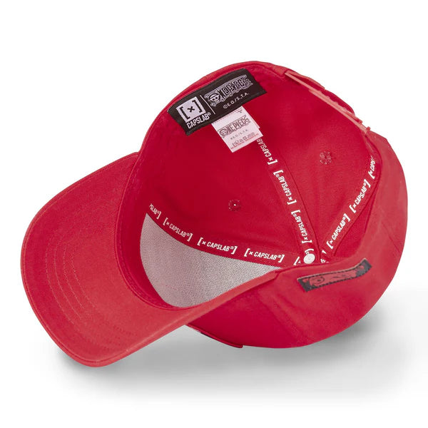 CAPSLAB  One Piece Ruffy Trucker Red