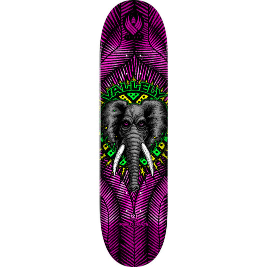 Powell Peralta FLIGHT Mike Vallely Elephant Pink Foil Skateboard Deck - 8.38" K26