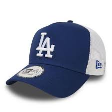 New Era LA Dodgers Trucker Cap Blau Weiß