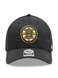 47 Brand Cap Boston Bruins Trucker H-BRANS01CTP-BKB Schwarz