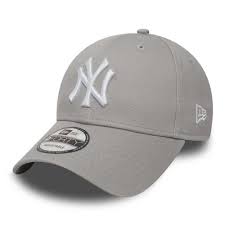 New Era Grey 9FORTY MLB New York Yankees Strapback  - 10531940