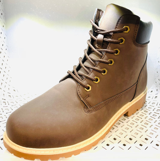 Winter Boots Textilleder gefüttert 40-45 Brown