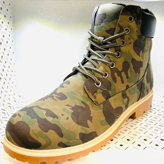 Winter Boots Textilleder gefüttert 40-45 Camouflage