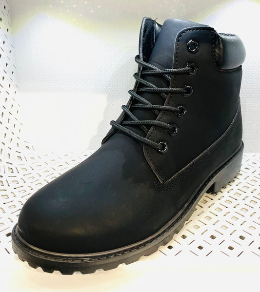 Winter Boots Textilleder gefüttert 36-41 Black