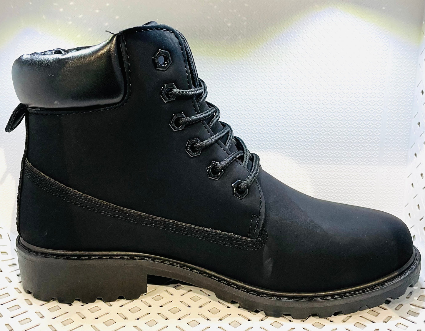 Winter Boots Textilleder gefüttert 36-41 Black