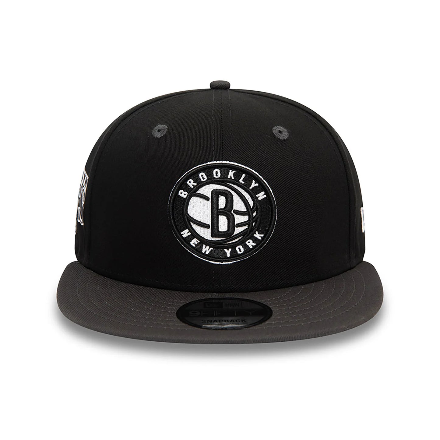 New Era 9Fifty Schwarze Brooklyn Nets NBA Team Colour Snapback Cap