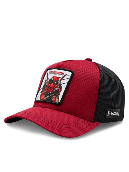 CAPSLAB Cap Marvel DeadPool Trucker CL/MAR6/1/CT/BAD1 RED