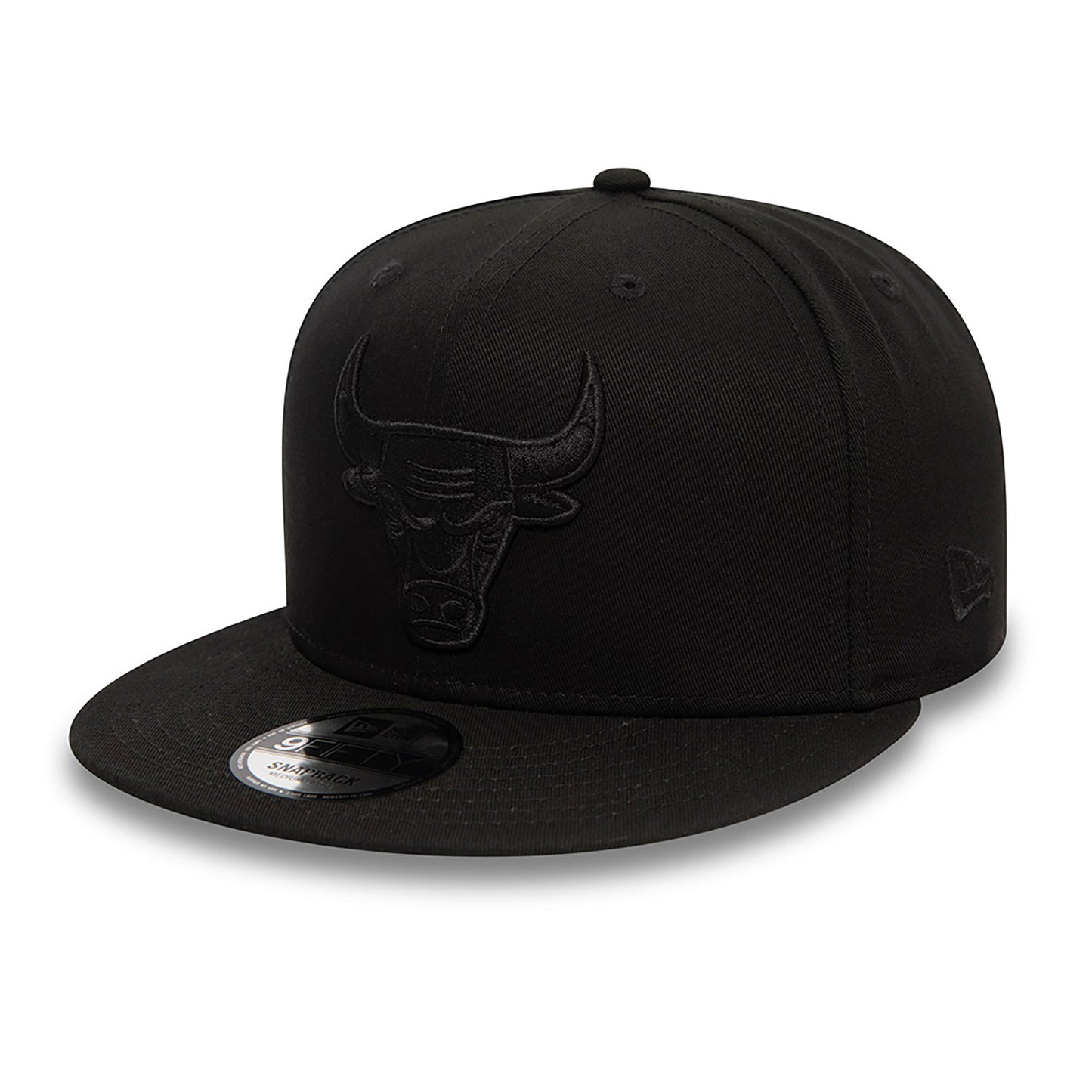 New Era Chicago Bulls Monochrome Black 9FIFTY Snapback Cap