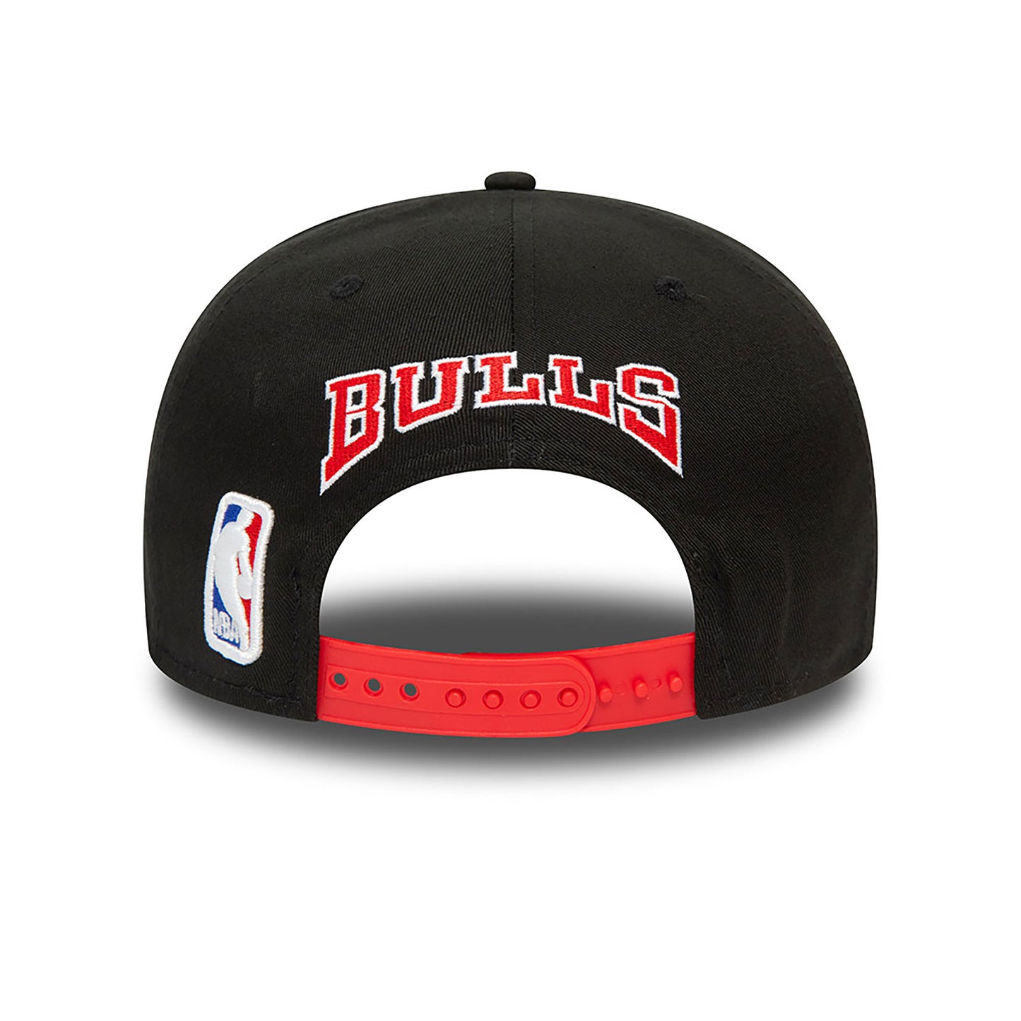 New Era Black Chicago Bulls NBA Rear Logo 9FIFTY Snapback Cap