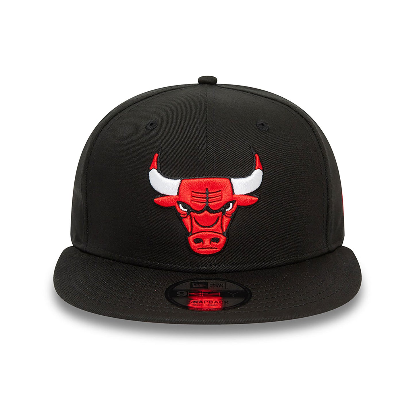 New Era Black Chicago Bulls NBA Rear Logo 9FIFTY Snapback Cap