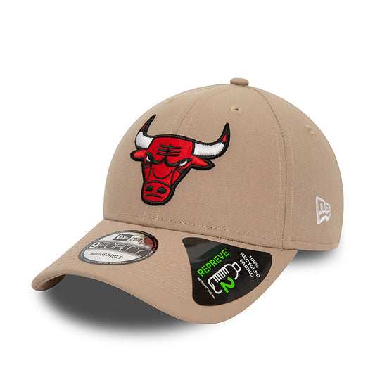 New Era Brown Chicago Bulls NBA Repreve 9FORTY Verstellbare Cap