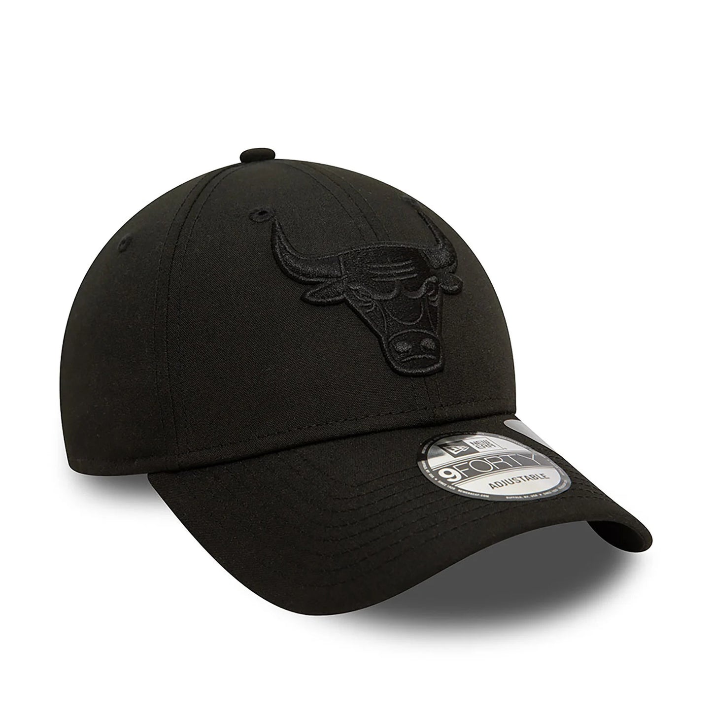 New Era Black Chicago Bulls Repreve Outline 9FORTY Verstellbare Cap