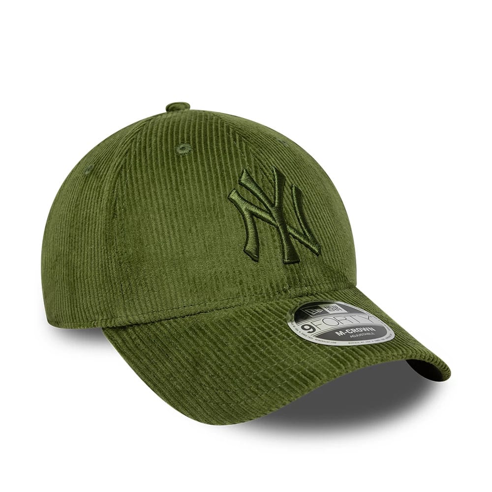 New Era New York Yankees MLB Cord Green 9FORTY M-Crown Adjustable Cap