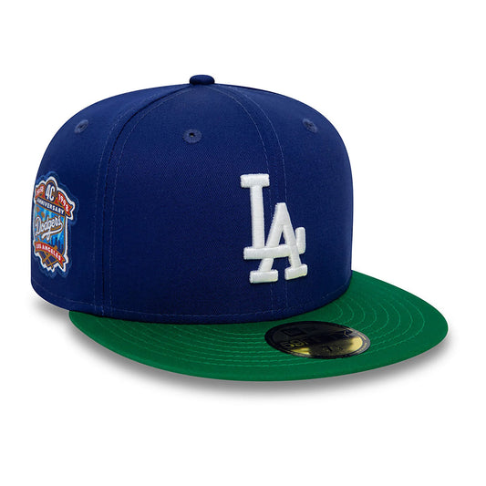 New Era LA Dodgers MLB Team Colour Blue 59FIFTY Fitted Cap