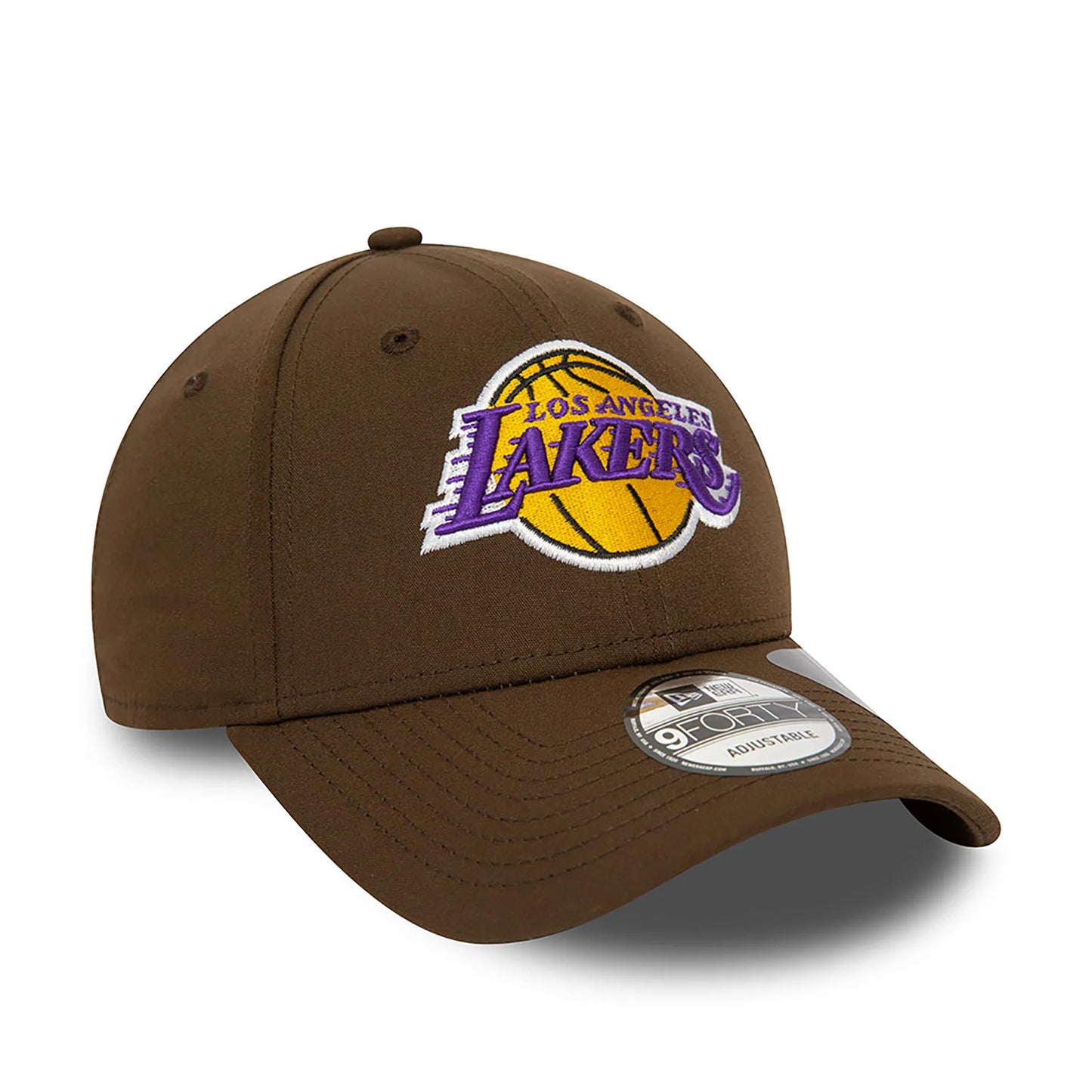 New Era Brown LA Lakers NBA Repreve 9FORTY Verstellbare Cap