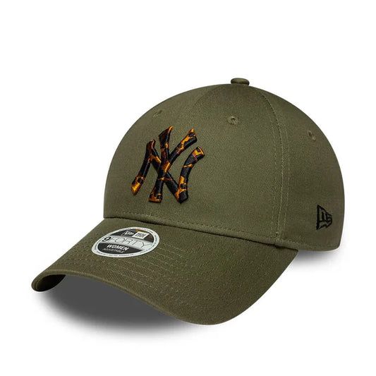 New York Yankees Womens MLB Tortoise Infill Green 9FORTY Adjustable Cap