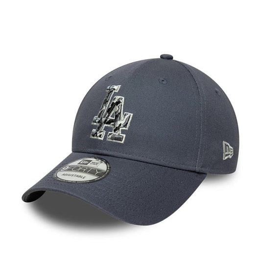 New Era LA Dodgers MLB Outline Camo Grey 9FORTY Adjustable Cap