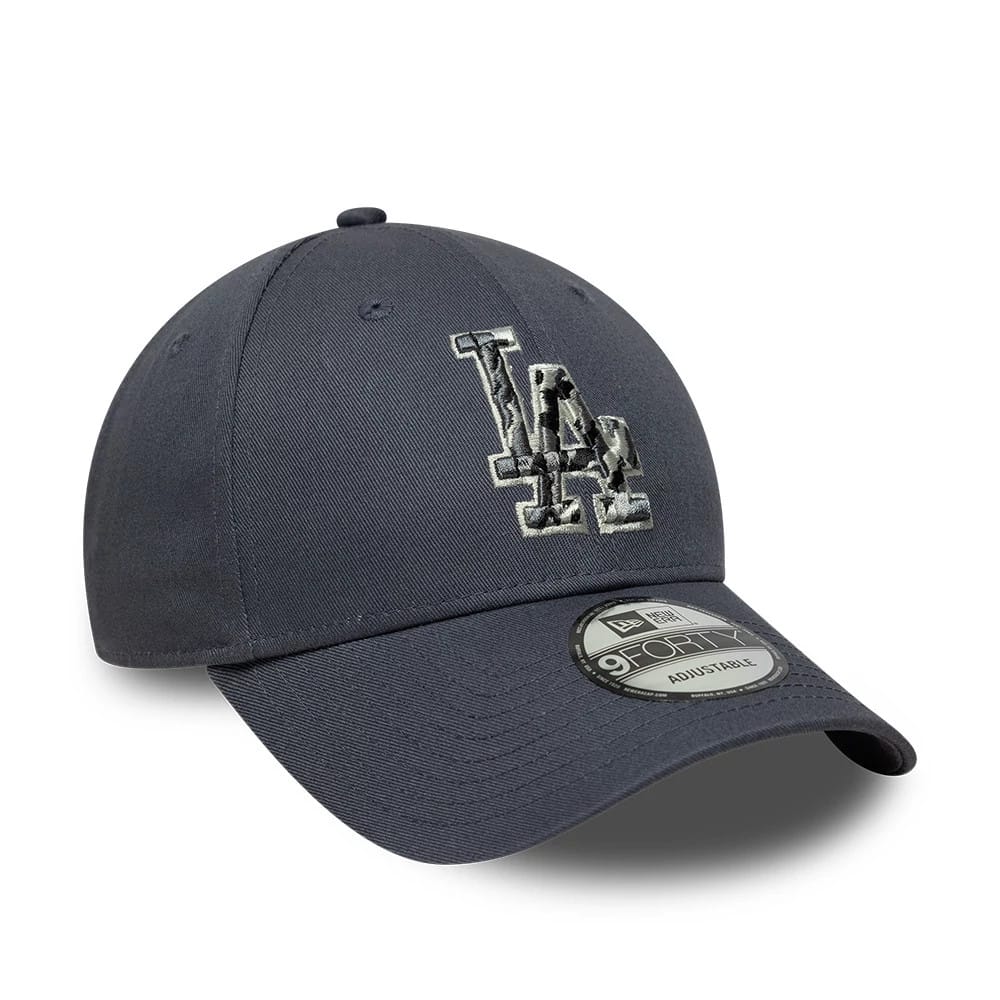 New Era LA Dodgers MLB Outline Camo Grey 9FORTY Adjustable Cap