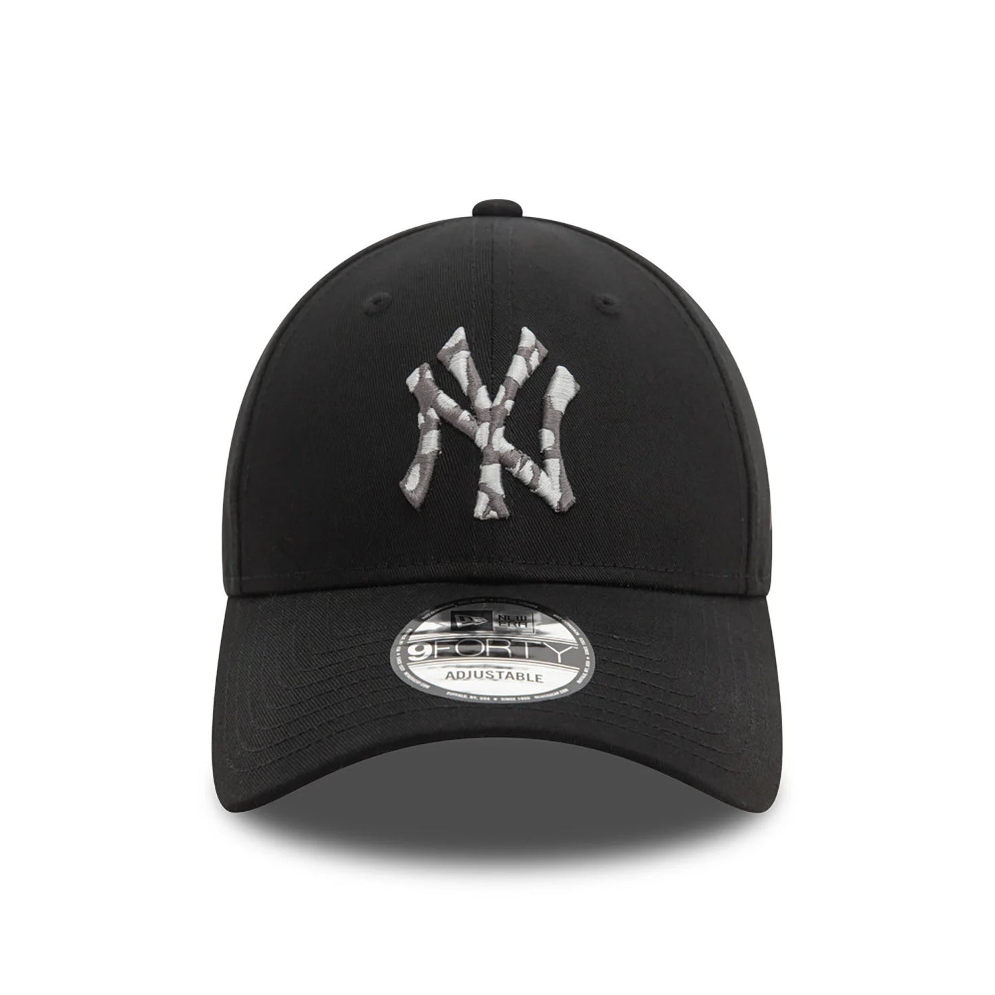 New Era New York Yankees Seasonal Infill Black 9FORTY Adjustable Cap