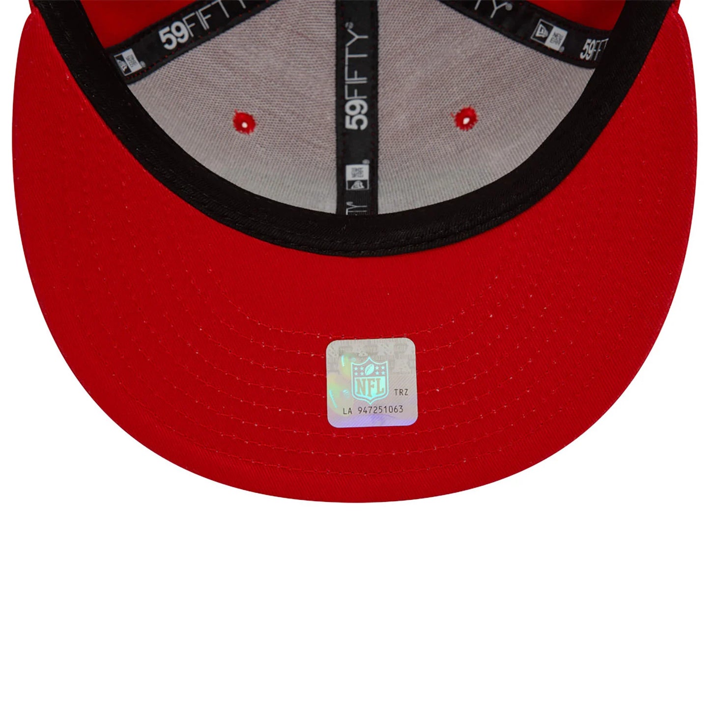 New Era San Francisco 49ers NFL Official Team Colours Red 59FIFTY Fitted Cap