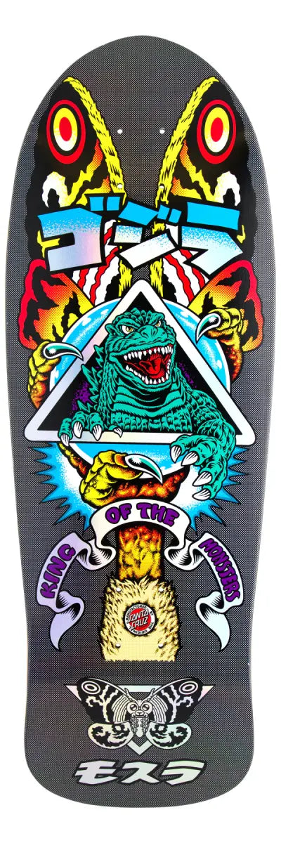 Santa Cruz Godzilla Mothra Natas Deck 10.538"