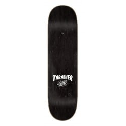 SANTA CRUZ X THRASHER SCREAMING FLAME LOGO SKATEBOARD DECK