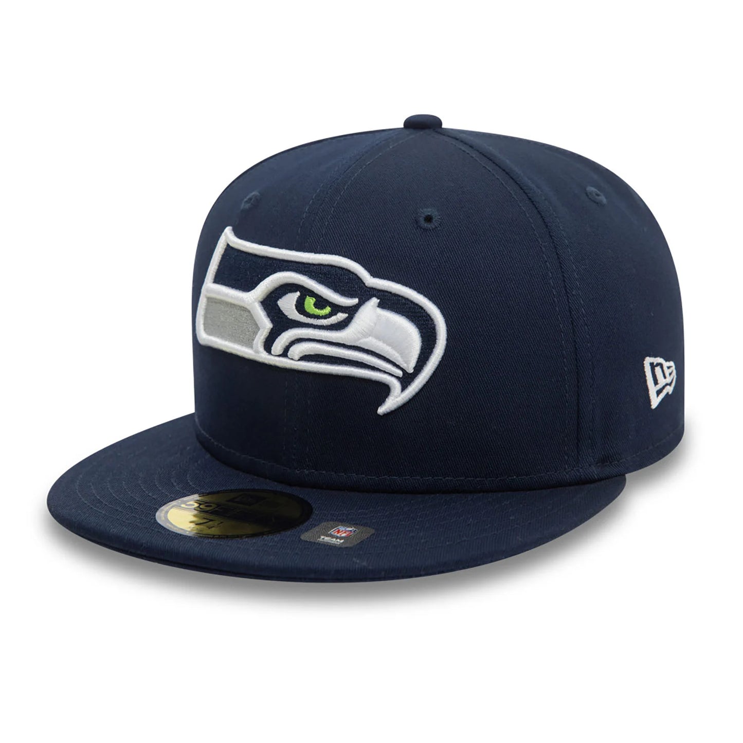 New Era Seattle Seahawks NFL Official Team Colours Dark Blue 59FIFTY Fitted Cap