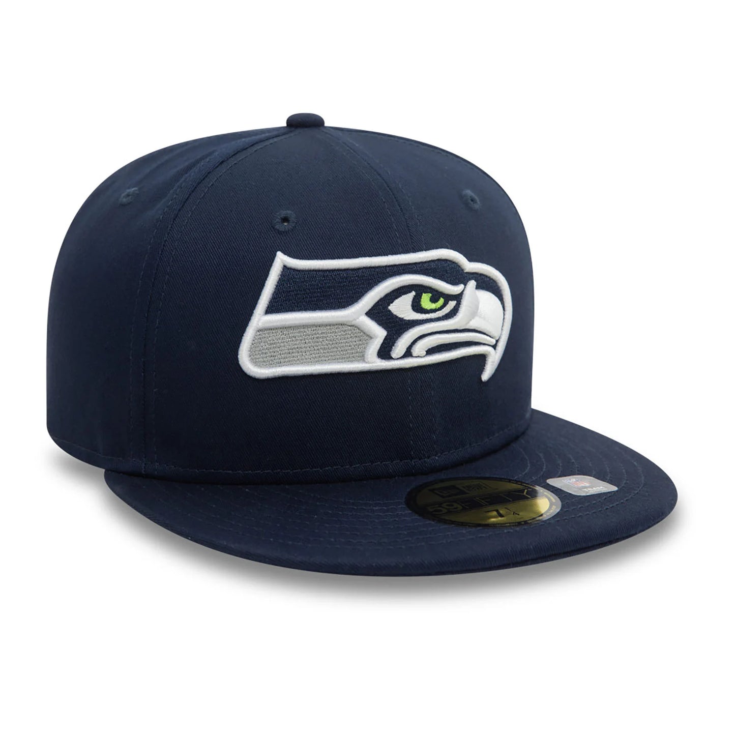 New Era Seattle Seahawks NFL Official Team Colours Dark Blue 59FIFTY Fitted Cap