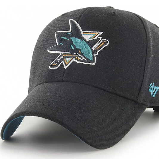 47 Brand Cap SAN Jose Sharks H-BLPMS22WBP-BK Black