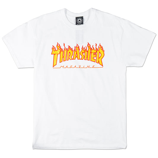 Thrasher Flame T-Shirt (white)